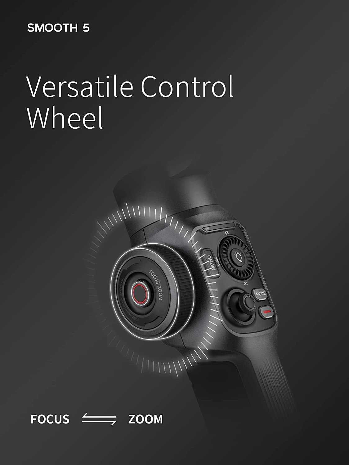 Zhiyun Smooth 5 Combo 3-Axis Handheld Gimbal Stabilizer for Smartphone Cell Phone Focus Pull & Zoom Capability for Iphone 13 12 11 X 8 7 6 plus Samsung Galaxy S21 Note 20 Ultra Google Pixel 6  zhi yun   