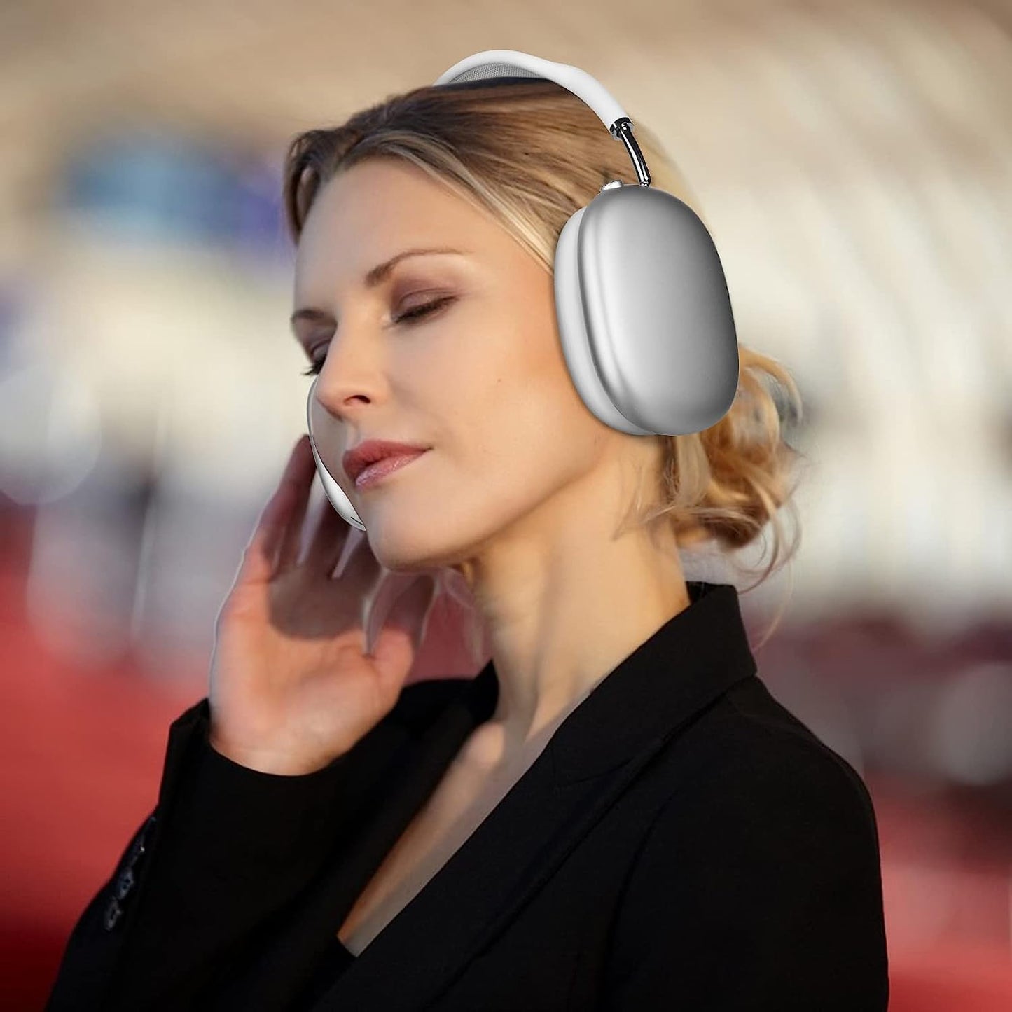 Filoto Airpods Max Cover, Silicone Earphone Protective Earpad Cover Accessories for Airpod Max Headphones Ear Cushions(White)  Kerle   