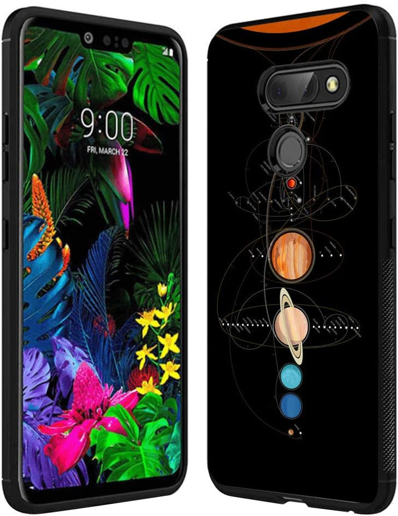 Yqci Designed for LG G8 Thinq Case Custom Christmas Tree 1 Pattern Cover Case,Shockproof Full Body Protective Phone Case Compatible with LG G8 Thinq  YQCi Galaxy Planet  