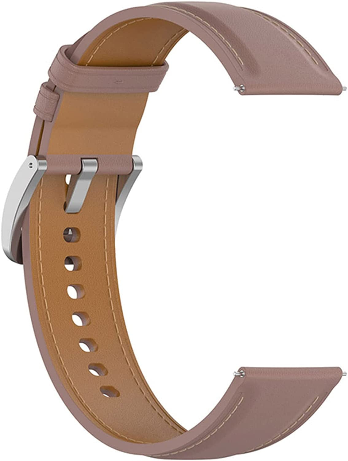 20Mm Leather Strap Fits for Samsung Galaxy Watch 5/5 Pro Strap, Genuine Leather Wristband Bracelet Band Replacement for Galaxy Watch 4  Generic   