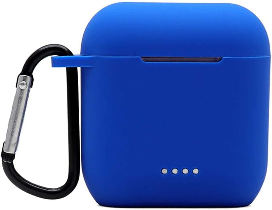 USSJ Protective Silicone Case Compatible with Tozo T6, Front LED Visible, Premium Accessory Shockproof Tozo T6 Case Cover with Keychain. (Pink)  USSJ Blue  