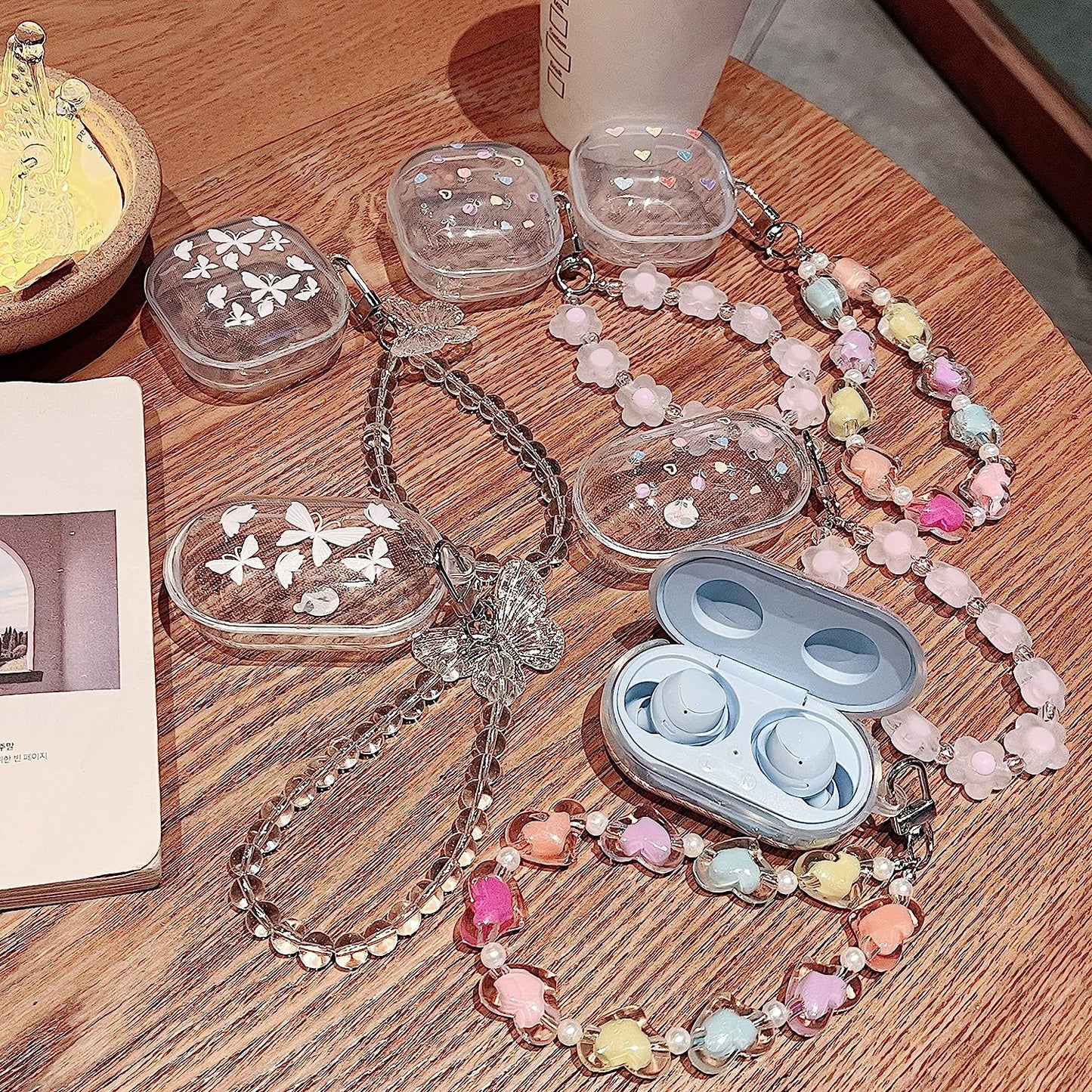 CASEVERSE Case for Samsung Galaxy Buds plus (2020) /Galaxy Buds (2019), Protective Hard Cover Skin with Keychain Carabiner Support Wireless Charging  CASEVERSE   