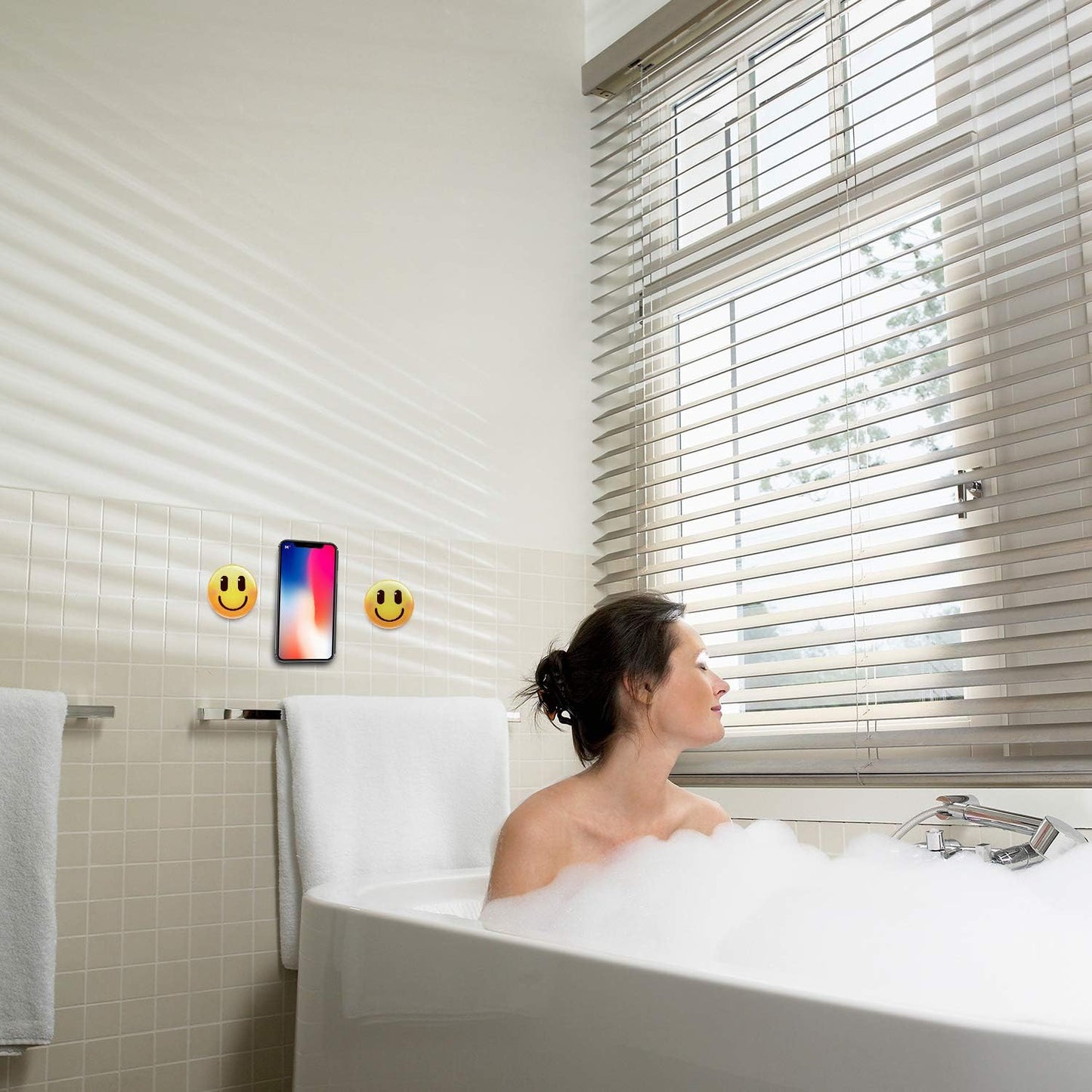 Nano Gel Pad Traceless Magic Stickers Anti-Slip Pads Reusable Nano Casual Paste Sticky Car Phone Holder Washable Multi-Functional for Car Home Office Storage American Flag 2Pcs  aoory   