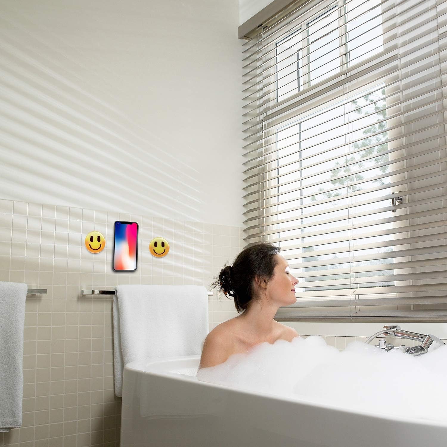 Nano Gel Pad Traceless Magic Stickers Anti-Slip Pads Reusable Nano Casual Paste Sticky Car Phone Holder Washable Multi-Functional for Car Home Office Storage American Flag 2Pcs  aoory   