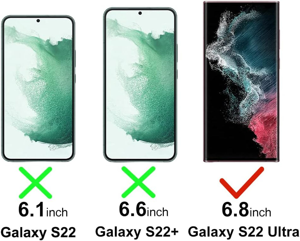 Anccer Compatible with Samsung Galaxy S22 Ultra Case 5G [Ultra-Thin] [Anti-Drop] New Premium Material Slim Full Protective Case for Samsung S22 Ultra - Black  Anccer   