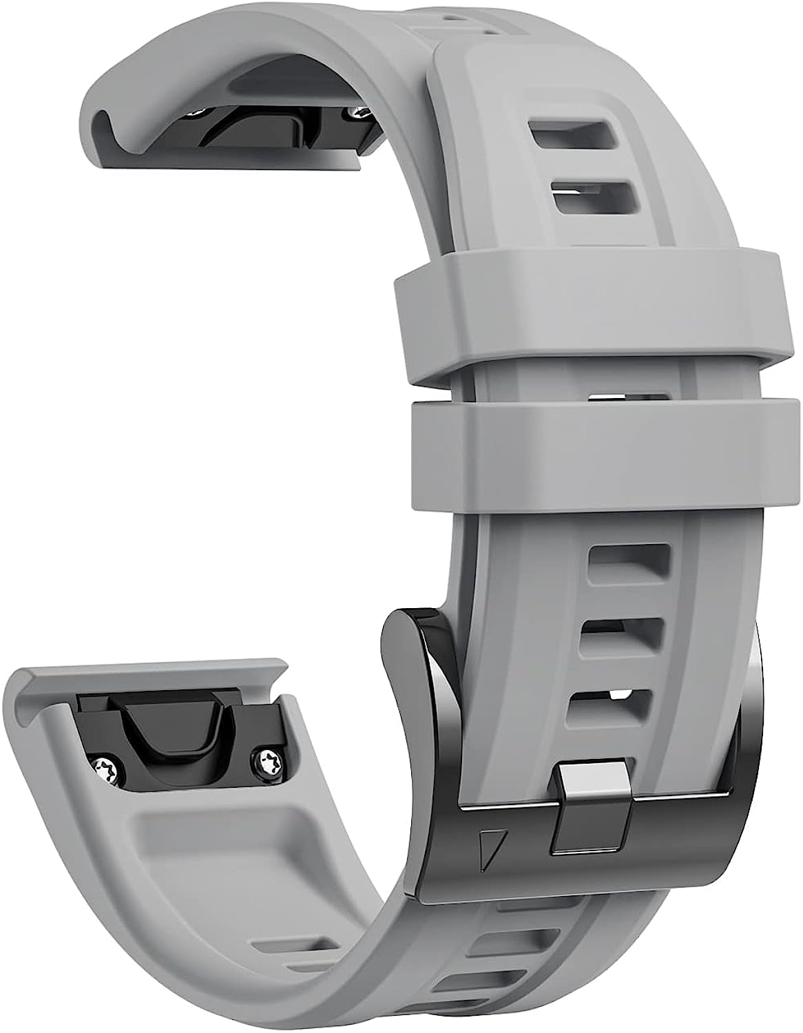 Lepmok 26Mm Band for Garmin Fenix7X/Fenix 7X Solar/Fenix 7X Sapphire Solar/Fenix 6X/Fenix 6X Pro/Fenix 6X Sapphire/Fenix 5X Puls/Fenix 5X Sapphire  lepmok Gray  