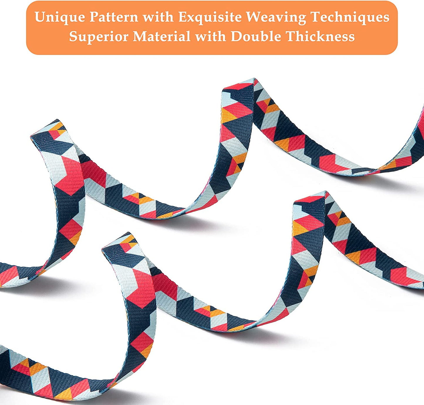 EVERKING Dog Collar Soft Comfortable Poleyster with Safety Locking Buckle Adjustable for Small Medium Large Dogs and Cats Geometry Pattern for Outdoor Traning Walking Running Camping (Volcano, M)  PiPiLu   