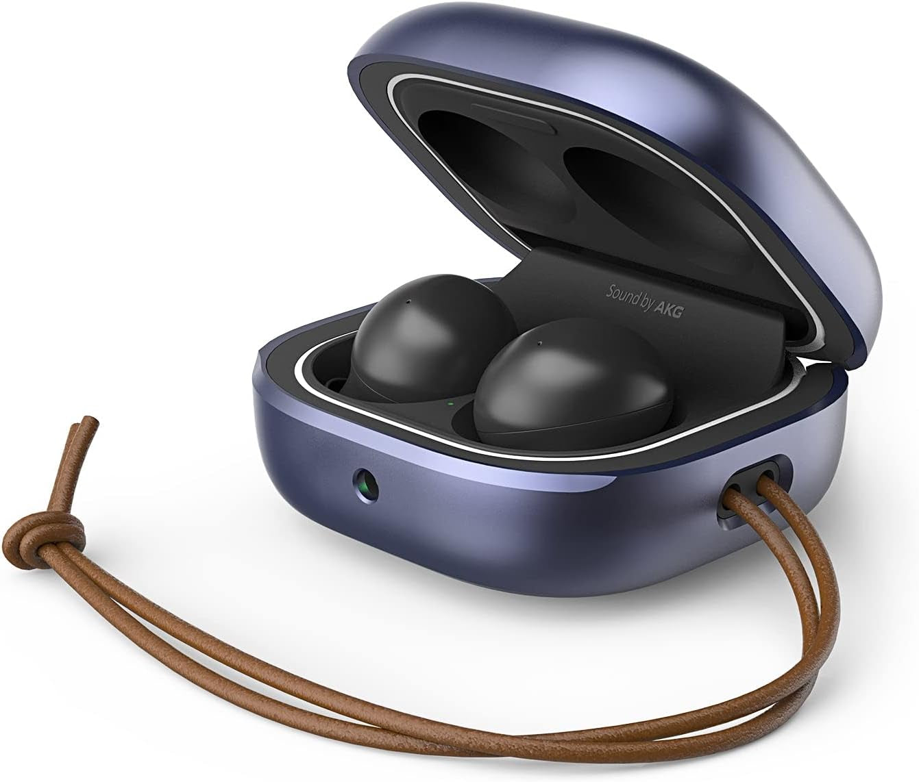 VRS Design Modern Buds Case for Galaxy Buds2 Pro (2022), Galaxy Buds 2 Case (2021) Buds Live Case (2020) (Sand Stone)  VRS Design Purple  