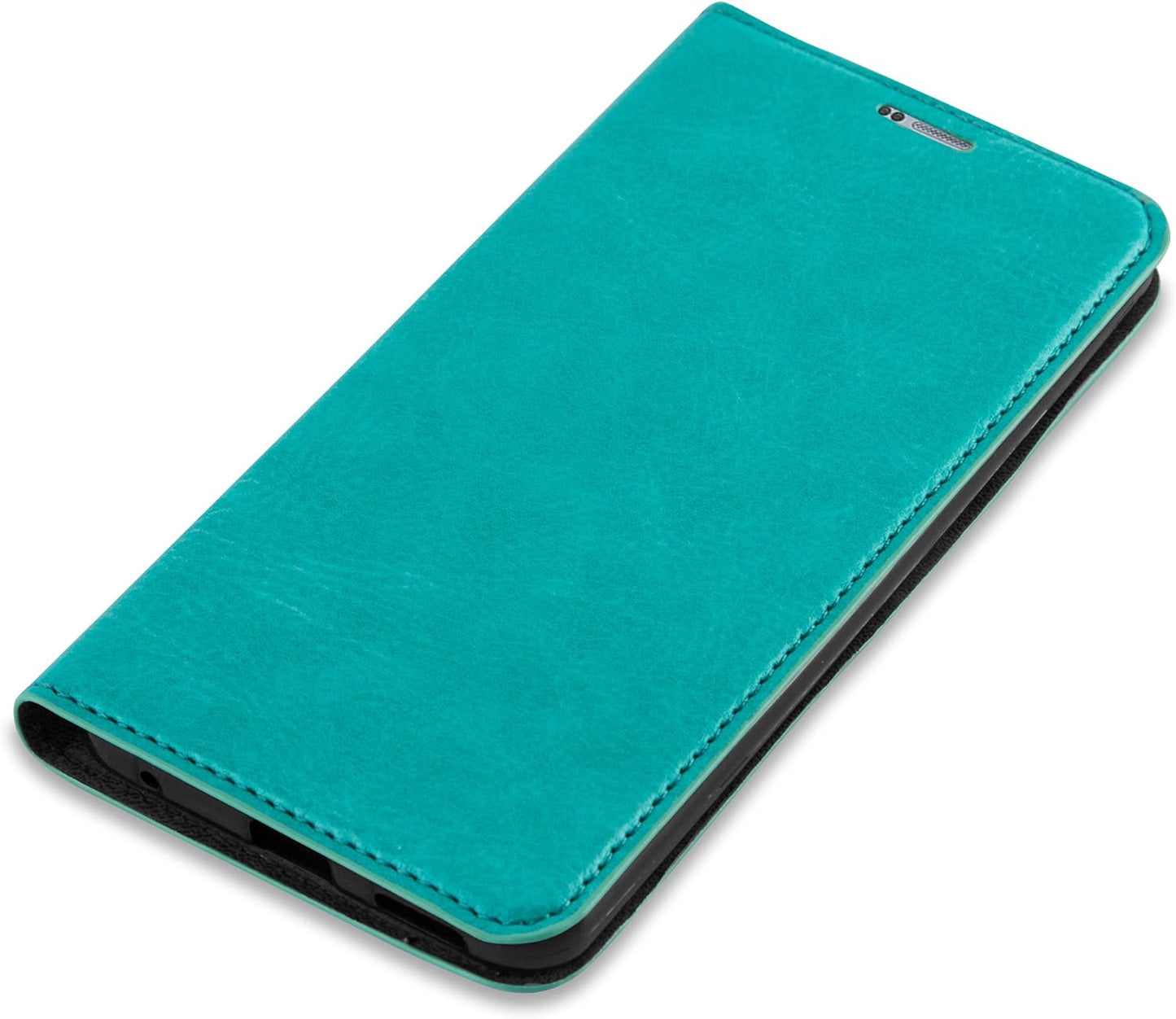 Cadorabo Book Case Compatible with LG G6 in Petrol Turquoise - with Magnetic Closure, Stand Function and Card Slot - Wallet Etui Cover Pouch PU Leather Flip  Cadorabo   