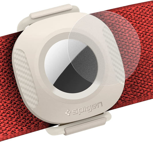 Spigen Comfortag Designed for Airtag Case Cover Airtags Dog Cat Collar Pet Loop Holder - Cream  Spigen   