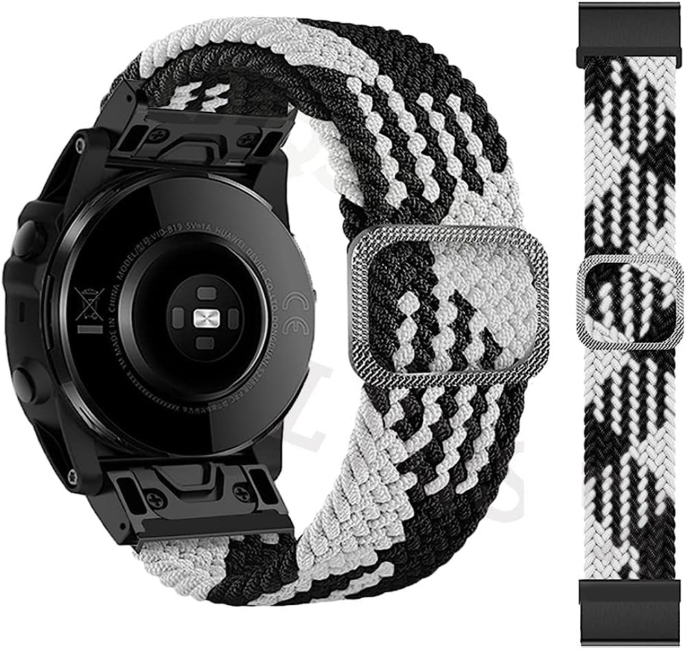 RAYESS 22Mm 26Mm Quick Fit Watchband for Garmin Fenix 6X 6X Pro 5X 3 Loop Nylon Wrist Band/Garmin Fenix 6 6 Pro 5 plus Fenix 7X Fenix 7  RAYESS L 22mm Fenix 6 6Pro 