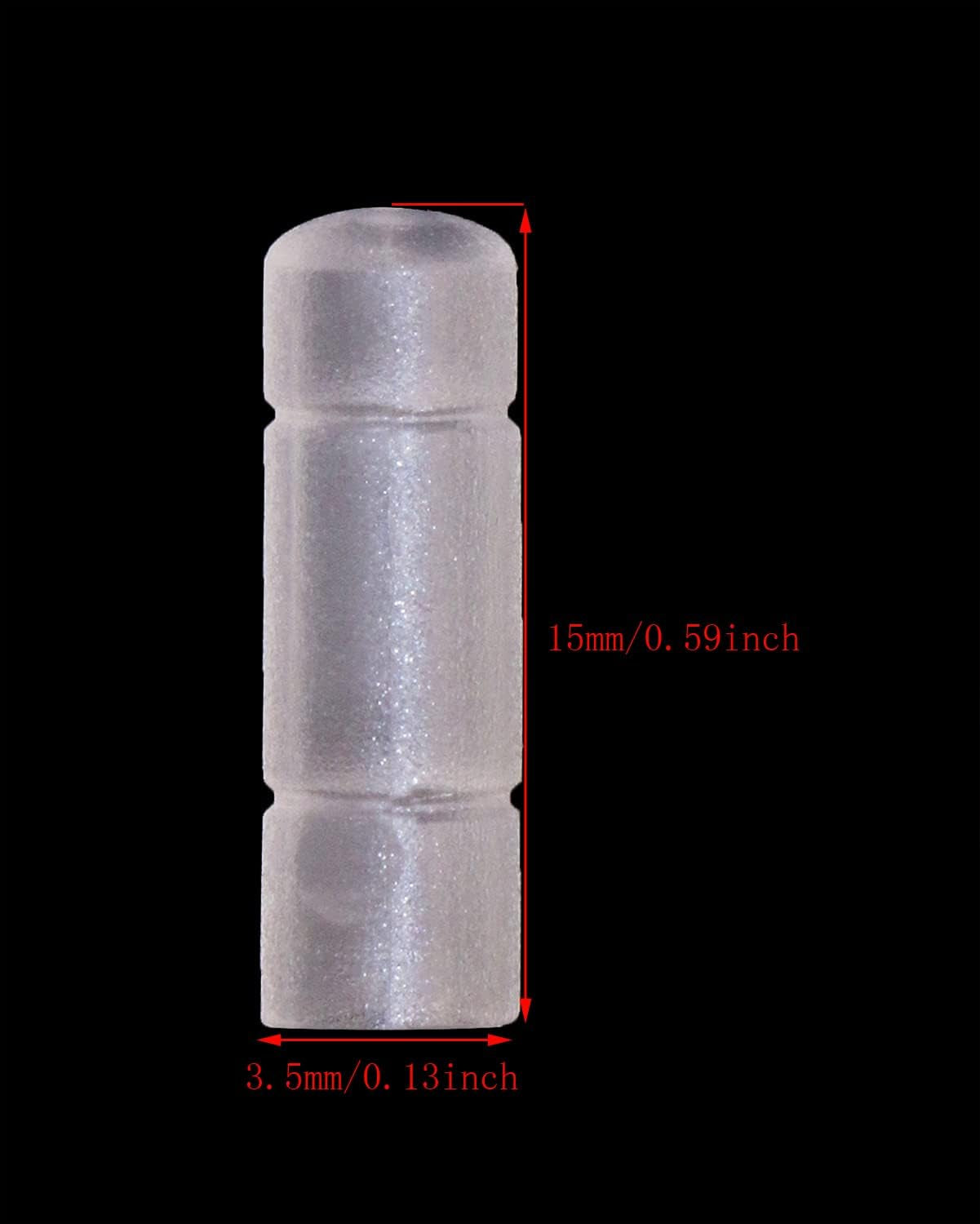 ONLYKXY 30Pcs Plastic Male Protector Cap Port Cover Anti-Dust Plugs for round DC 3.5MM USB Dust Stopper (White, DC 3.5MM)  ONLYKXY   