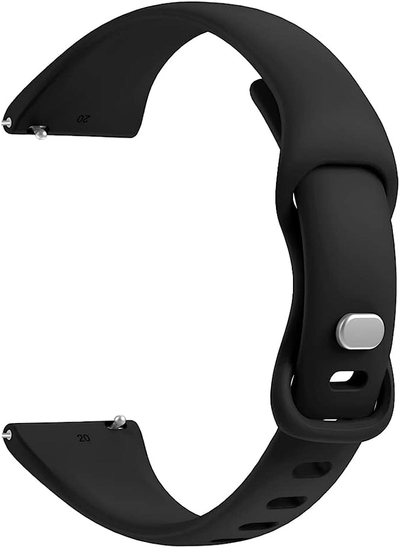 AEHON Slim Narrow Bands for Garmin Vivoactive 3/3 Music/Forerunner 245/645/Vivomove Hr/Venu Sq 20Mm Soft Silicone Sport Wristbands  AEHON   