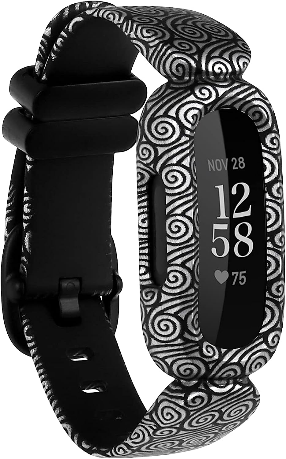 Ybludiy Compatible with Fitbit Ace 3 Bands for Kids, Soft Pattern Printed Floral Band Accessories Wristbands Replacement Bands for Fitbit Ace 3 Boys Girls  Ybludiy 011-Clouds  