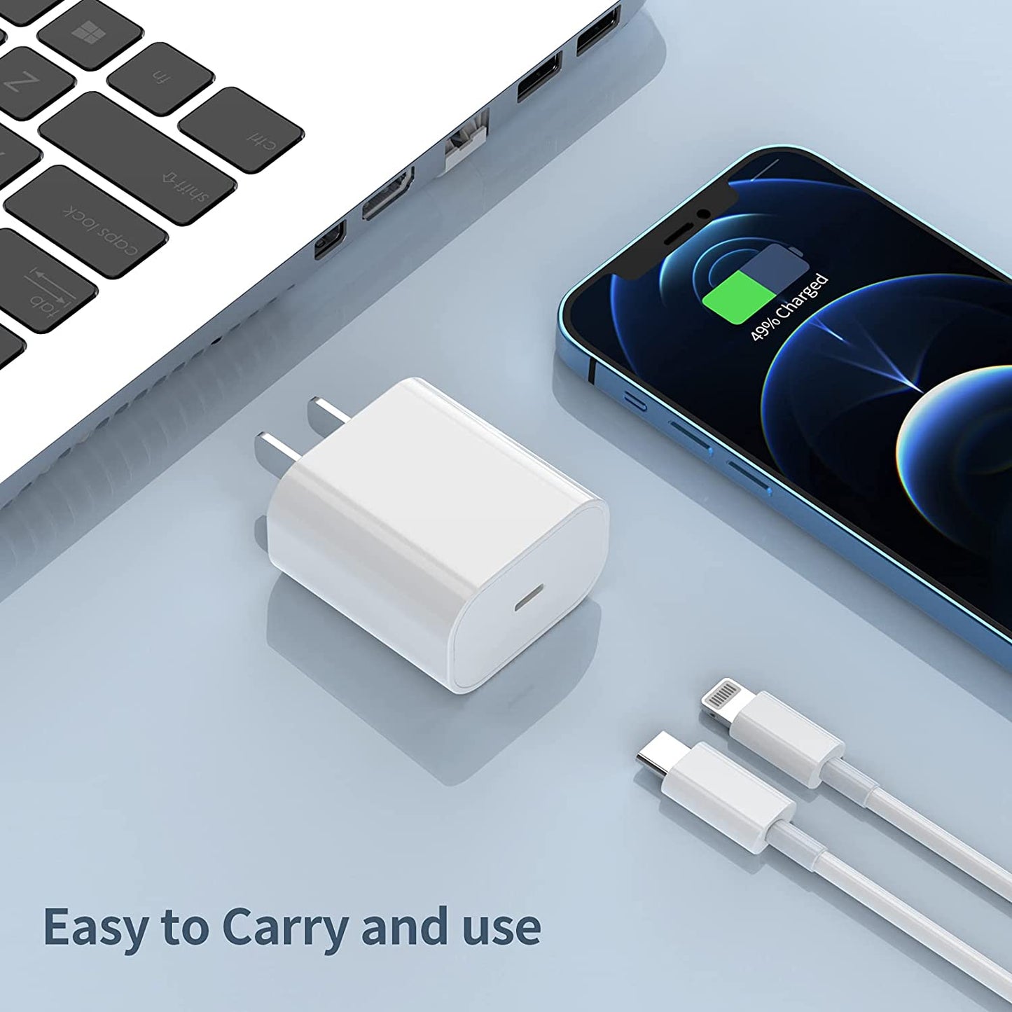 Iphone 14 13 12 Fast Charger【Apple Mfi Certified】 20W PD USB C Wall Charger 2-Pack 6FT Cable Fasting Charging Adapter Compatible with Iphone 14 Pro Max/13 Pro Max/12 Pro Max/11 Pro Max/Xs Max/Xs/Xr/X.  KRISLOG   