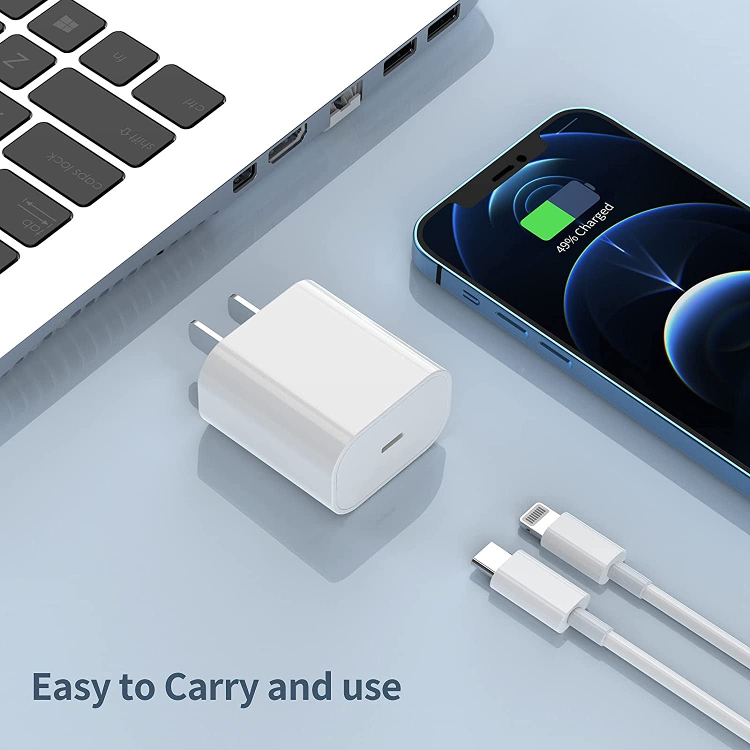 Iphone 14 13 12 Fast Charger【Apple Mfi Certified】 20W PD USB C Wall Charger 2-Pack 6FT Cable Fasting Charging Adapter Compatible with Iphone 14 Pro Max/13 Pro Max/12 Pro Max/11 Pro Max/Xs Max/Xs/Xr/X.  KRISLOG   