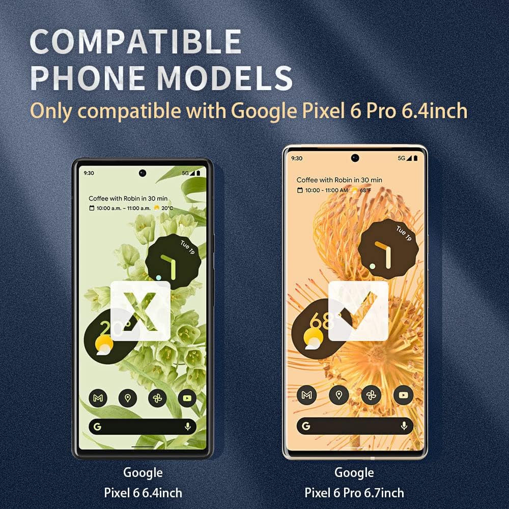 Bokoo Crystal Clear Google Pixel 6 Pro Case.Soft Slim Fit Transparent Plastic TPU Protective Silicone Cover Phone Cases for Google Pixel 6 Pro [Slim Thin & Comfort Grip] [Shockproof]  bokoo   