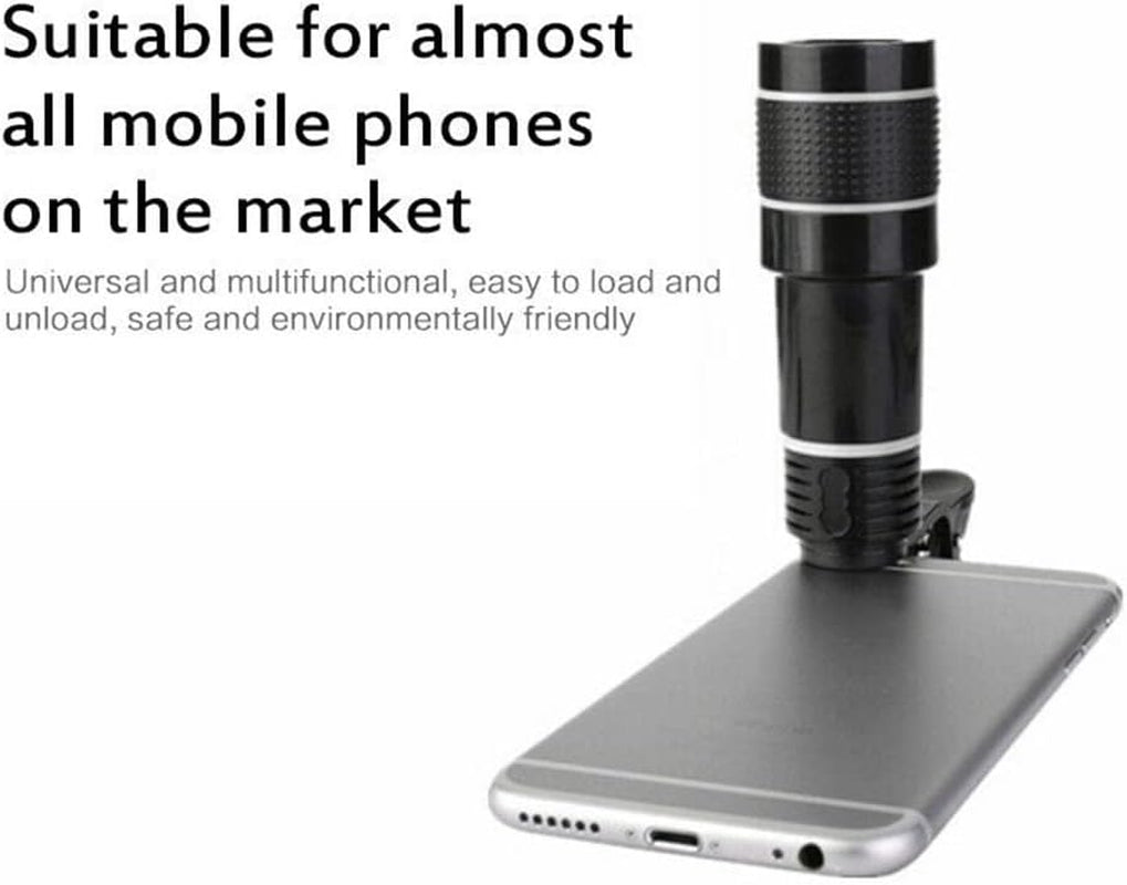 Phone Camera Lens - 20X Zoom Lens - Universal Clips-On Cell Phone Camera Lens Telescope Monocular Compatible with Smartphones  Calon   