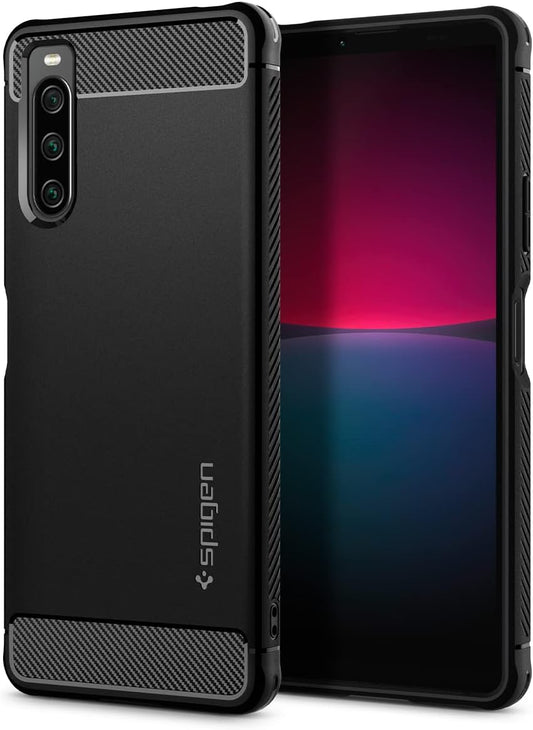 Spigen Rugged Armor Designed for Xperia 10 IV Case (2022) - Matte Black  Spigen   