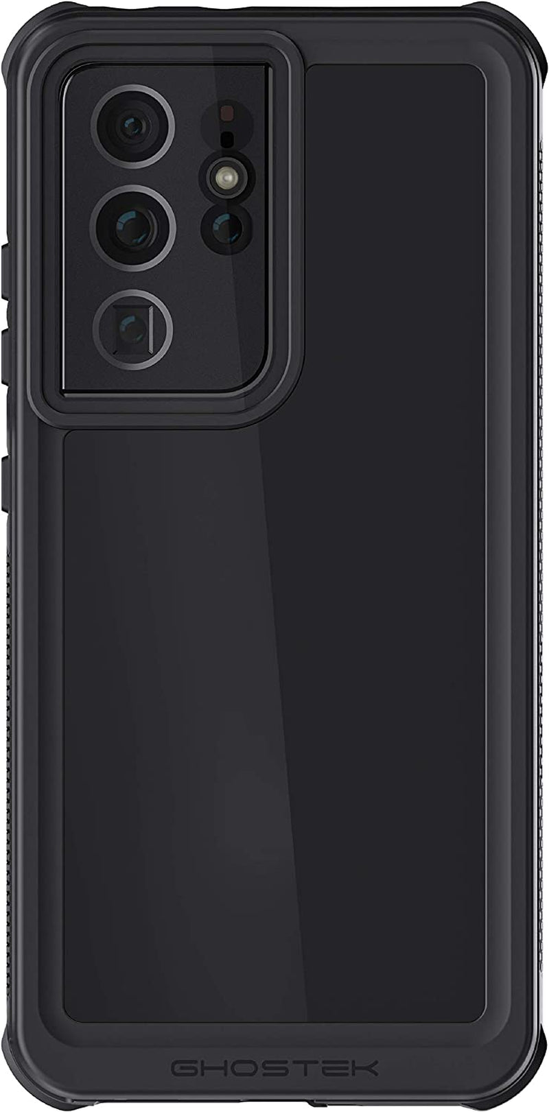 Ghostek NAUTICAL Samsung Galaxy S21 Ultra Case Waterproof Screen and Camera Lens Protector Built-In Tough Heavy Duty Shockproof Protection Phone Covers Designed for 2021 S21 Ultra 5G (6.8Inch) (Black)  Ghostek   