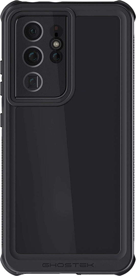 Ghostek NAUTICAL Samsung Galaxy S21 Ultra Case Waterproof Screen and Camera Lens Protector Built-In Tough Heavy Duty Shockproof Protection Phone Covers Designed for 2021 S21 Ultra 5G (6.8Inch) (Black)  Ghostek   