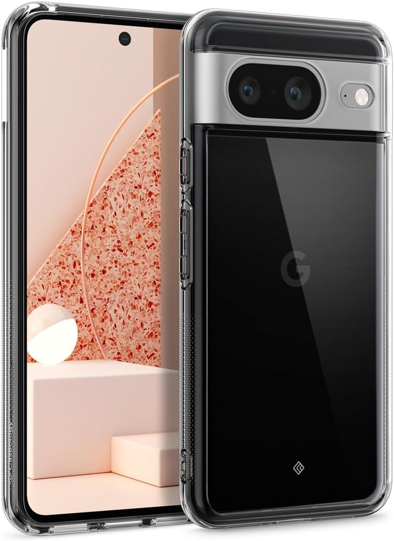 Caseology Capella Crystal Clear Case Compatible with Google Pixel 8 Case 5G [Military Grade Drop Tested](2023) - Crystal Clear  Caseology   