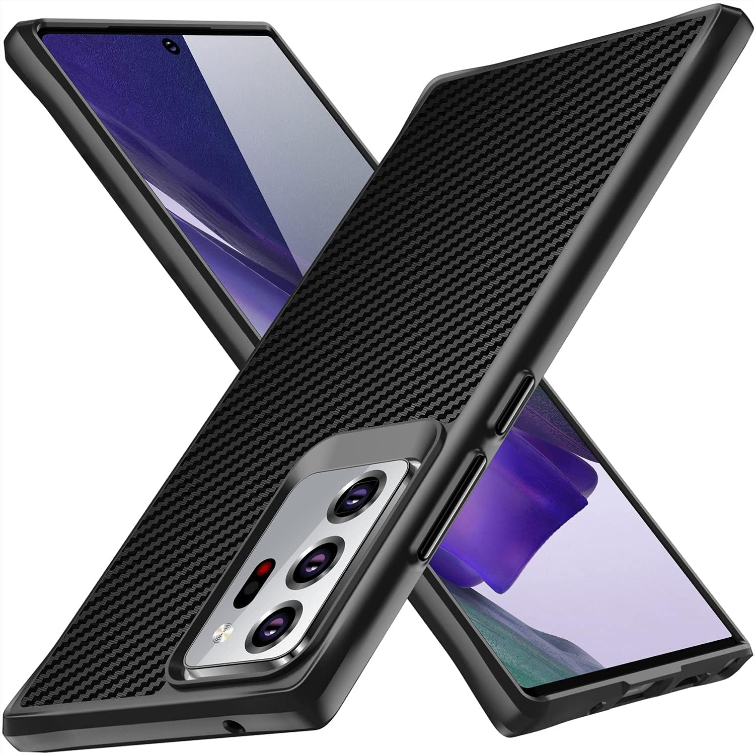 Rayboen for Galaxy Note 20 Ultra Case, Dual Layer Military Grade Shockproof Heavy Duty Protection Cover, Phone Case for Samsung Galaxy Note 20 Ultra 5G - Navyblue  Rayboen D- Dark Black  