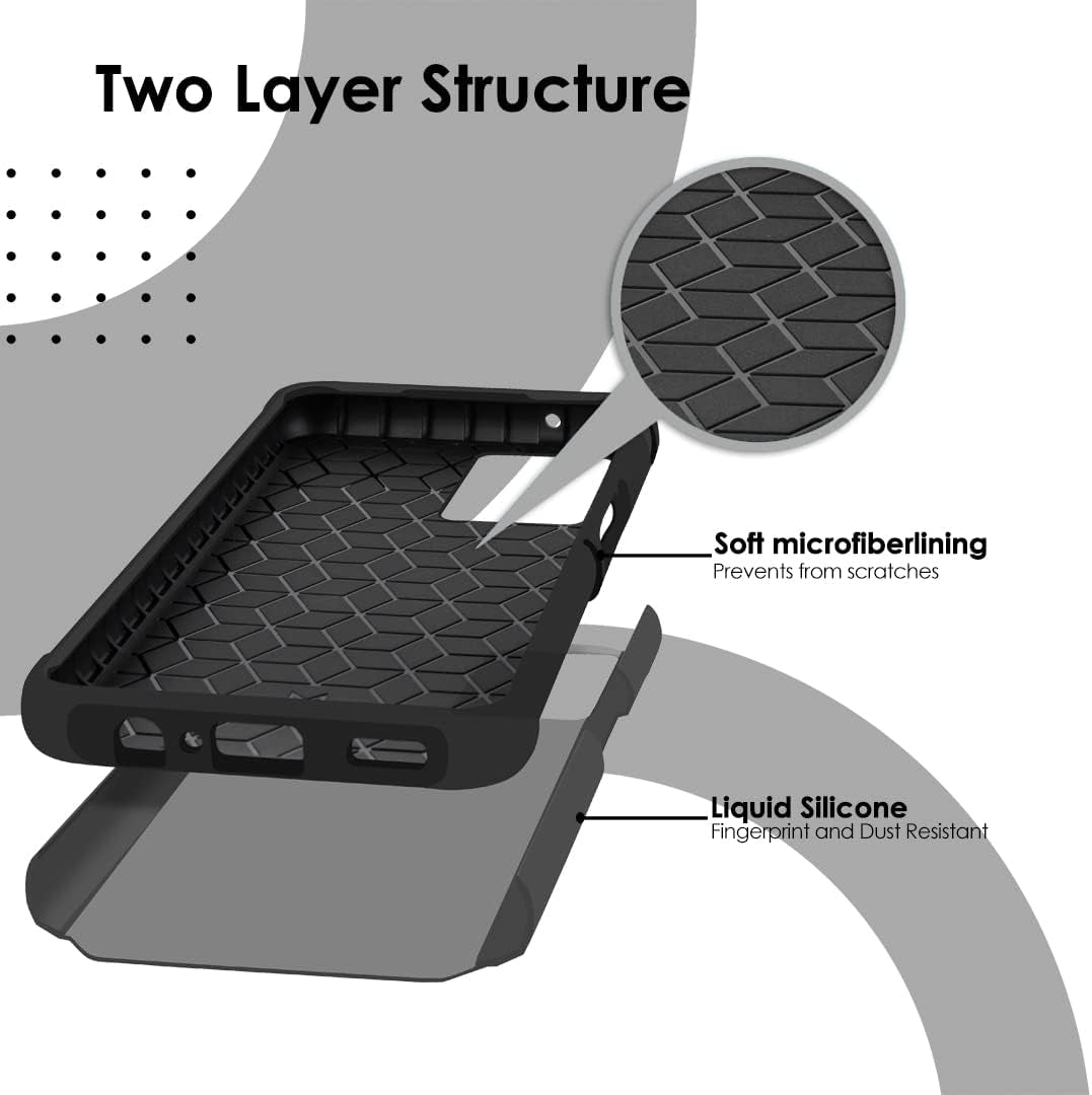 Hrwireless Compatible for Oneplus Nord N300 5G Phone Case Cover, Heavy Duty (Magnetic Mount Friendly) Series with Premium Minimalistic Design for Accidental Drops for Men Women Girls Boys  HRWireless   