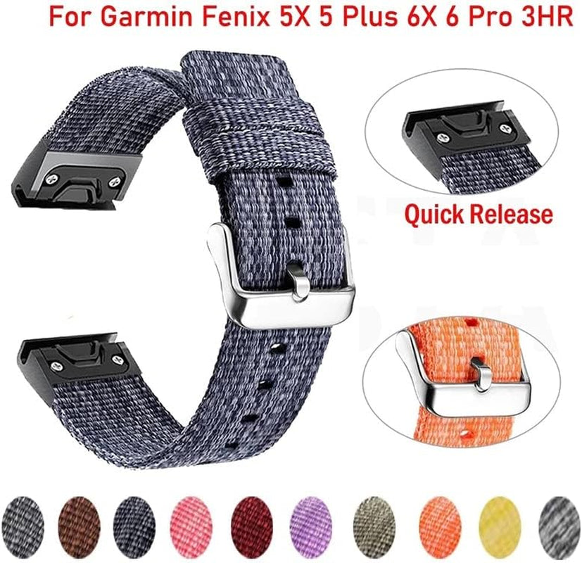 XIRIXX Quick Easy Fit Nylon Strap for Garmin TACTIX DELTA Descent Mk1 Mk2 Mk2I Watch Band 26Mm Wristband for Garmin Enduro Correa  XIRIXX   