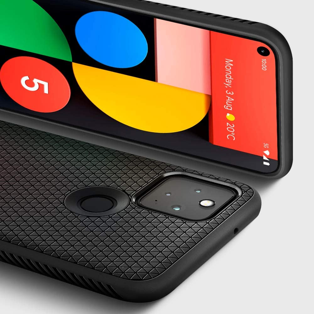 Spigen Liquid Air Armor Designed for Pixel 5 Case (2020) - Matte Black  Spigen   