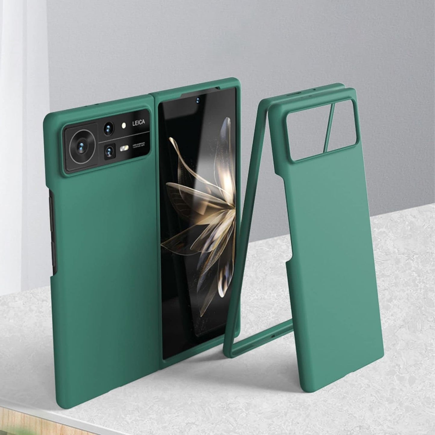 COQUE Xiaomi Mix Fold 2 Phone Case,Ultra Slim Skin-Feeling Phone Shell,Folding Phone Cover for Xiaomi Mix Fold 2,White  COQUE Green Xiaomi Mix Fold 2 