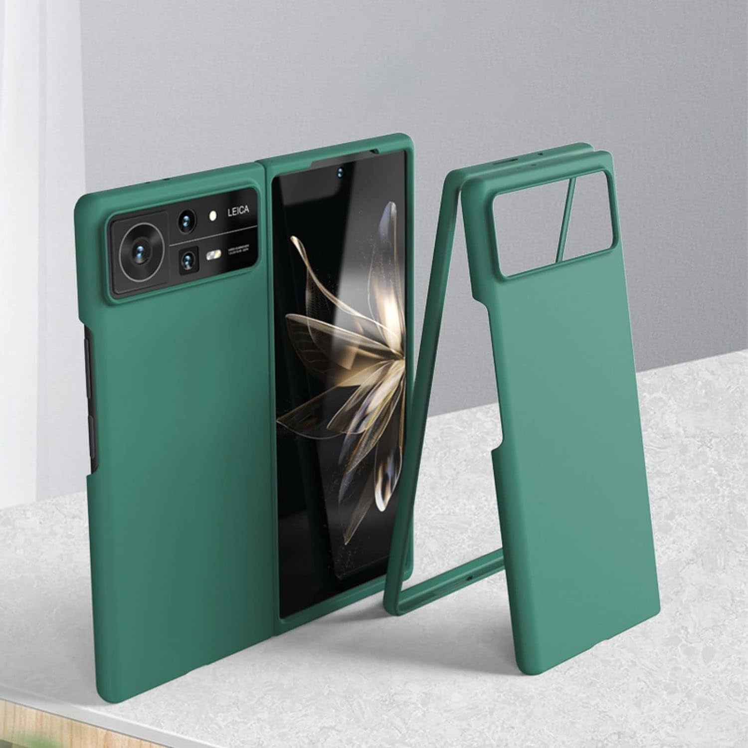 COQUE Xiaomi Mix Fold 2 Phone Case,Ultra Slim Skin-Feeling Phone Shell,Folding Phone Cover for Xiaomi Mix Fold 2,White  COQUE Green Xiaomi Mix Fold 2 