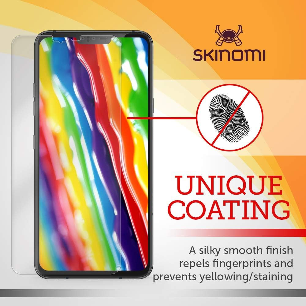 Skinomi Matte Screen Protector Compatible with LG V40 Thinq (2-Pack)(Case Compatible) Anti-Glare Matte Skin TPU Anti-Bubble Film  Skinomi   