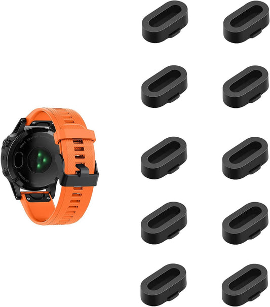 CFDXK Silicone Dust Plug Anti-Dust Plugs Compatible with Fenix 7/7S/7X 5/5S/5X Plus/6S 6 6X Smartwatch, Charger Port Protector (Pack 10)  CFDXK   