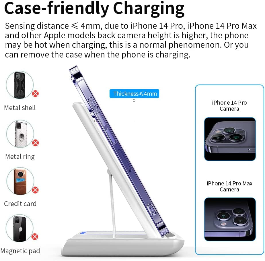 Wireless Charger,Anylincon 3 in 1 Charger Station for Apple Iphone/Iwatch/Airpods,Iphone 14,13,12,11 (Pro, Pro Max)/Xs/Xr/Xs/X/8(Plus),Iwatch 7/6/Se/5/4/3/2,Airpods 3/2/Pro  XuHui   
