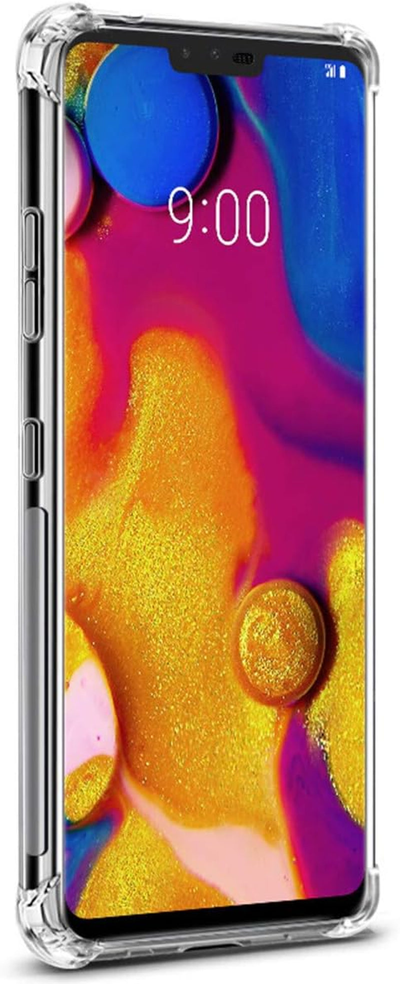 Icovercase Compatible with LG V40 Case, Crystal Clear Soft TPU Shock Absorption Bumper Slim Thin Cover Case -Clear  iCoverCase   