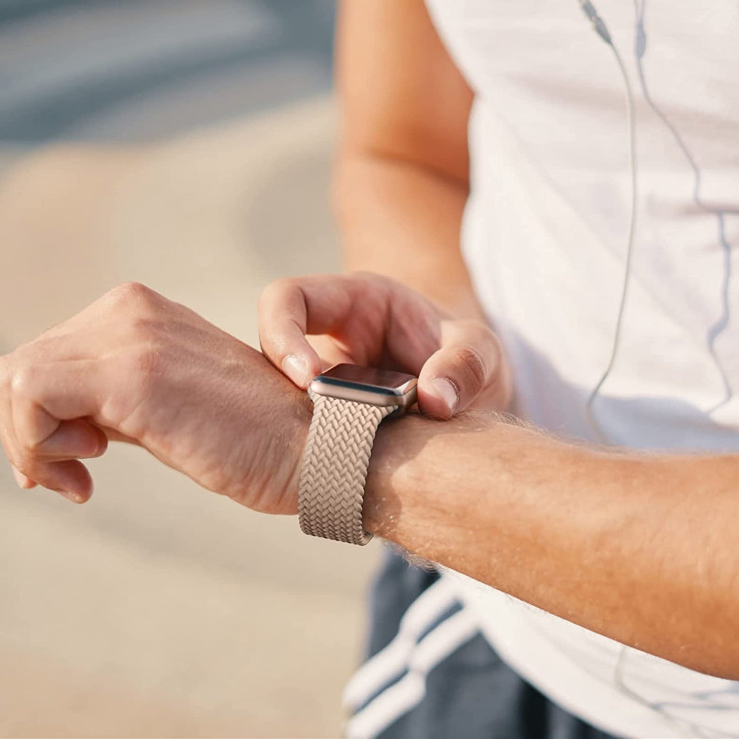 Silicone Solo Loop Bands Compatible with Apple Watch Band 38Mm 40Mm 41Mm 42Mm 44Mm 45Mm 49Mm, Stretchy Silicone Elastic Sport Strap Compatible for Iwatch Series 8/7/6/5/4/3/2/1/SE Ultra  WASPO   