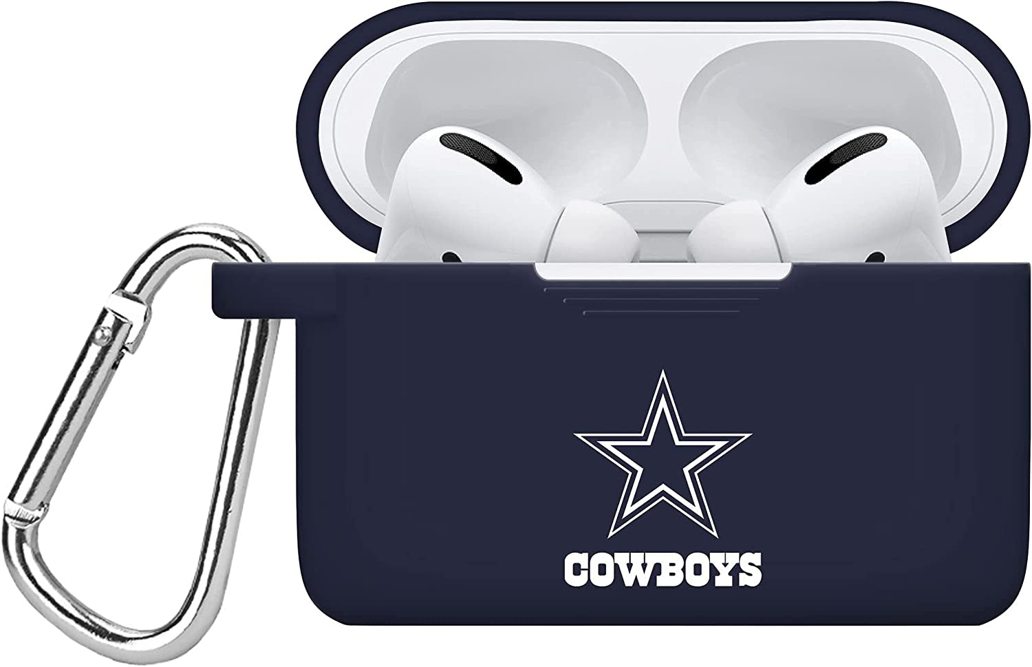 GAME TIME Tampa Bay Buccaneers Silicone Case Cover Compatible with Apple Airpods Pro Battery Case (Black)  Game Time Dallas Cowboys - Navy  