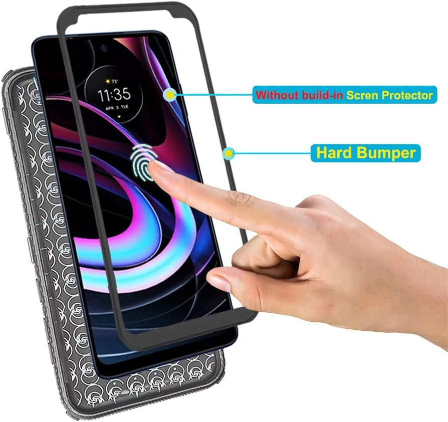 Asuwish Phone Case for LG V35 Thinq V30 plus Cover Hybrid Rugged Shockproof Drop Proof Full Body Protective Heavy Duty Cell Accessories LGV30 LGV35 LG30 LG35 V 30 35 V30+ V30S H931 Women Men Black  Asuwish   