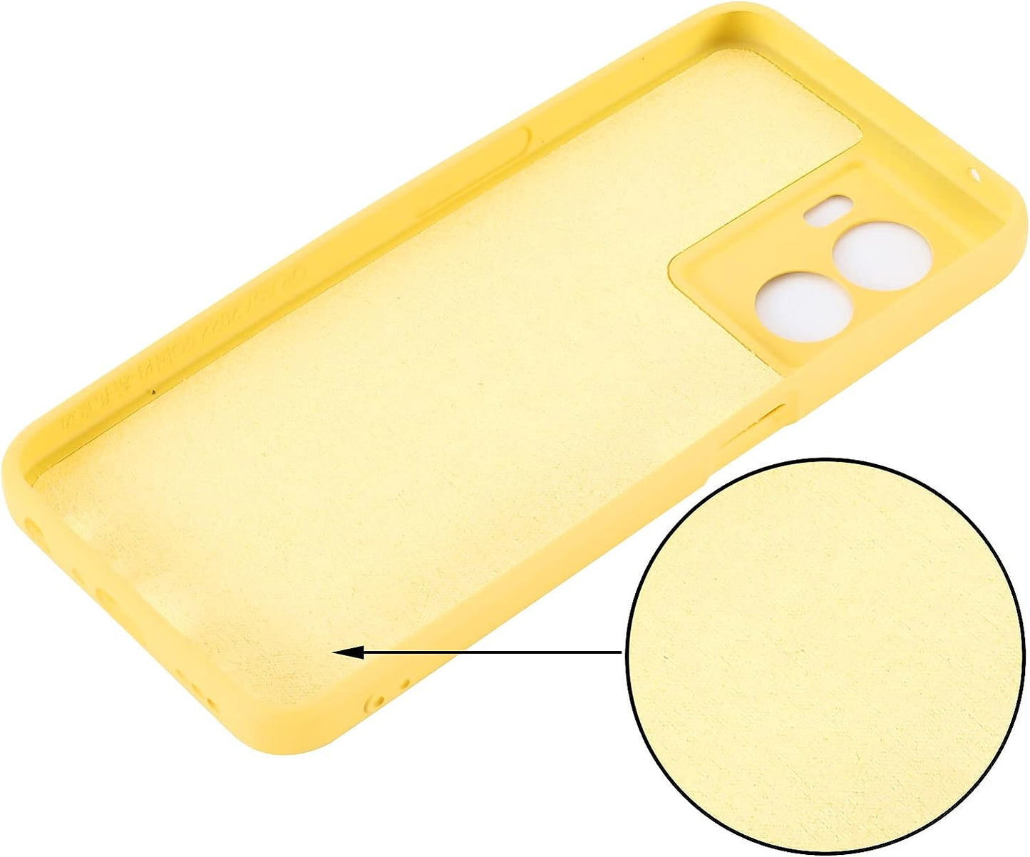 DAMONDY Case for Oneplus Nord N300,Oneplus Nord N300 5G Case, Soft Silicone Gel Rubber Slim Soft Full Body Protection Bumper Cases Case for Oneplus Nord N300 5G -Yellow  DAMONDY   