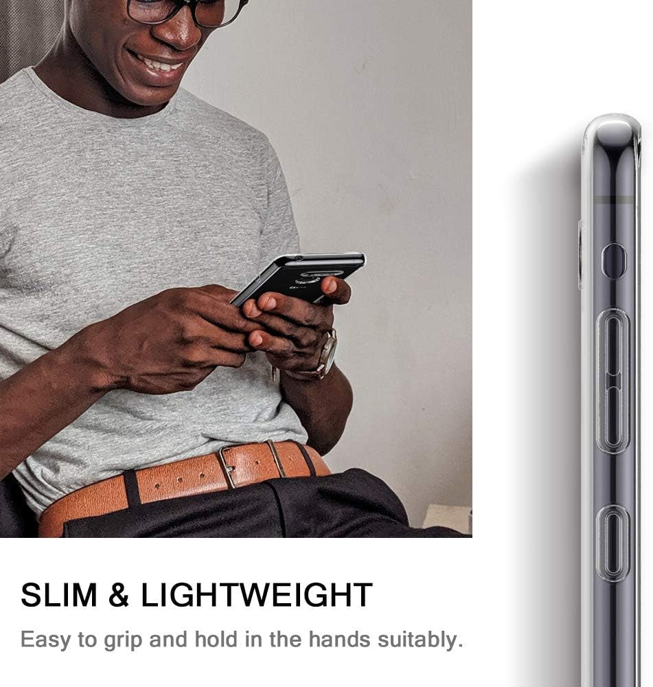 CASEVASN TPU Case Compatiable with LG G8/LG G8 Thinq, Ultra Slim Thin Shockproof Anti-Scratches Flexible TPU Gel Slim Fit Soft Skin Silicone Protective Case Cover for LG G8 / LG G8 Thinq (Clear)  CASEVASN   