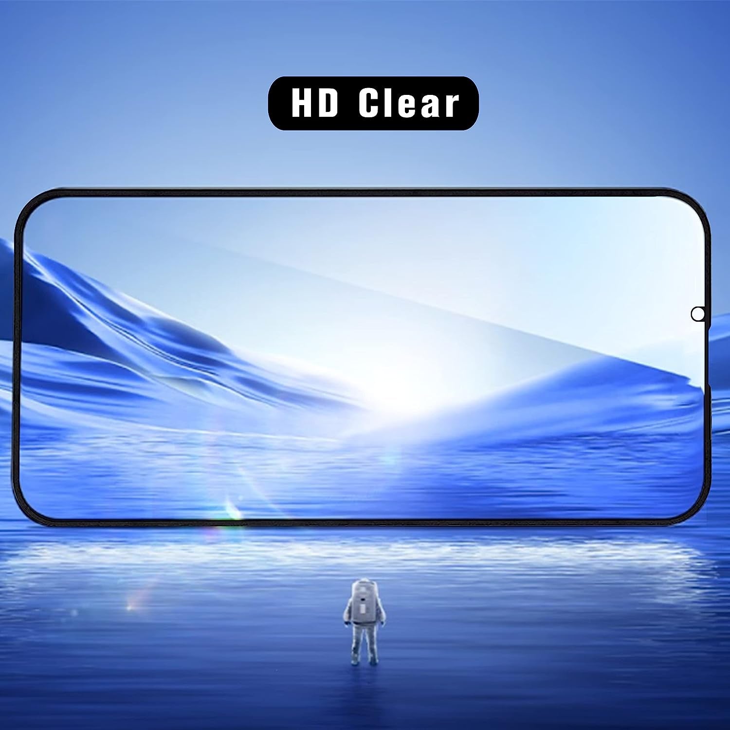 Heromiracle Privacy Screen Protector Compatible with Iphone 14 and Compatible with Iphone 13/13Pro anti Blue Light Eye Protection 2 Pack Mirror Tempered Glass Gradient Colorful Anti-Spy Full Coverage 9H Hardness Film (Gold 6.1 Inch)  Heromiracle   