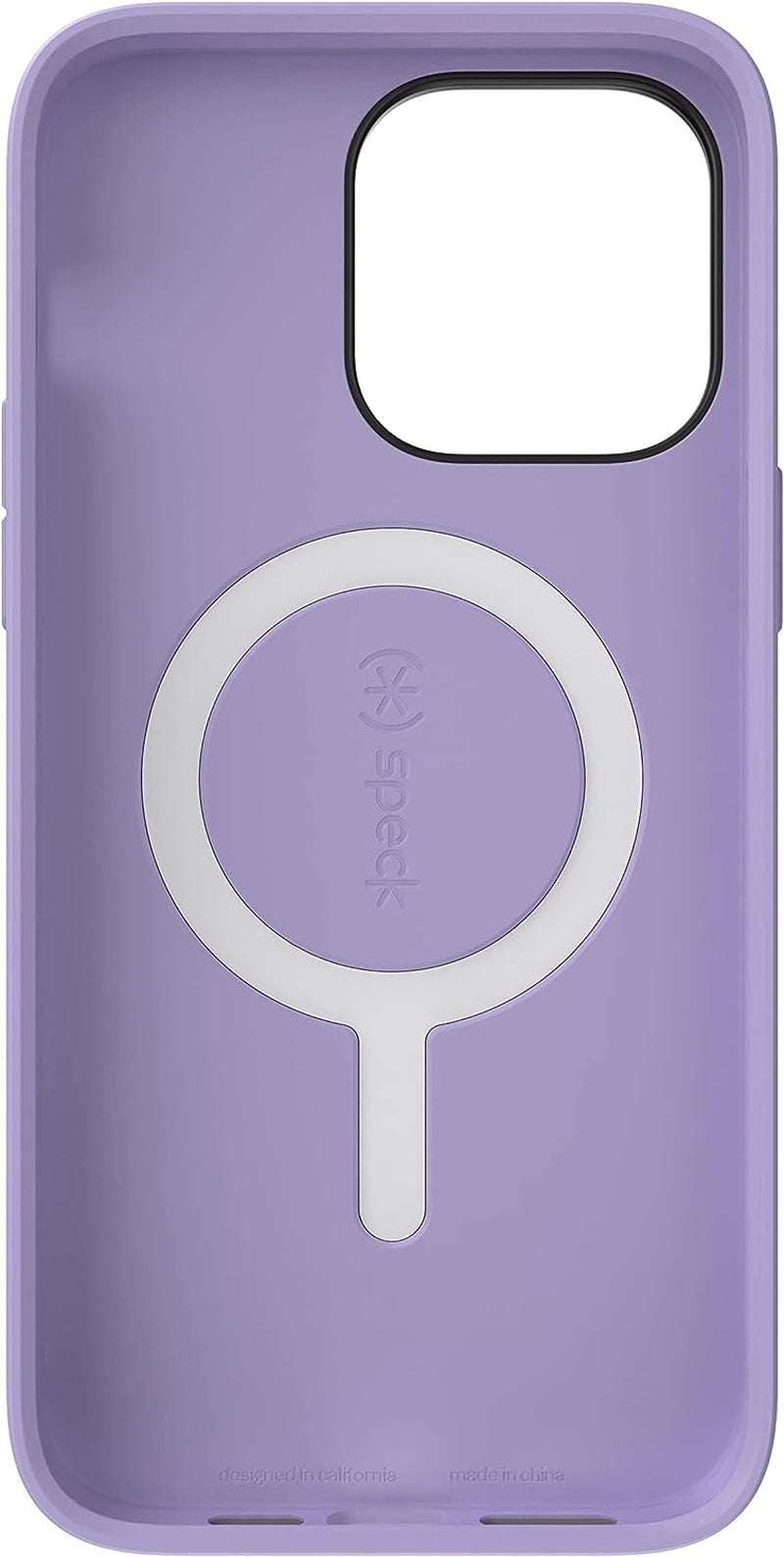 Speck for Iphone 14 Pro Max Case - Drop Protection, Scratch Resistant, Built for Magsafe with Soft Touch Coating - 6.7" Iphone 14, Dual Layer Case -Cloudy Grey/Spring Purple Candyshell Pro  Speck Products   