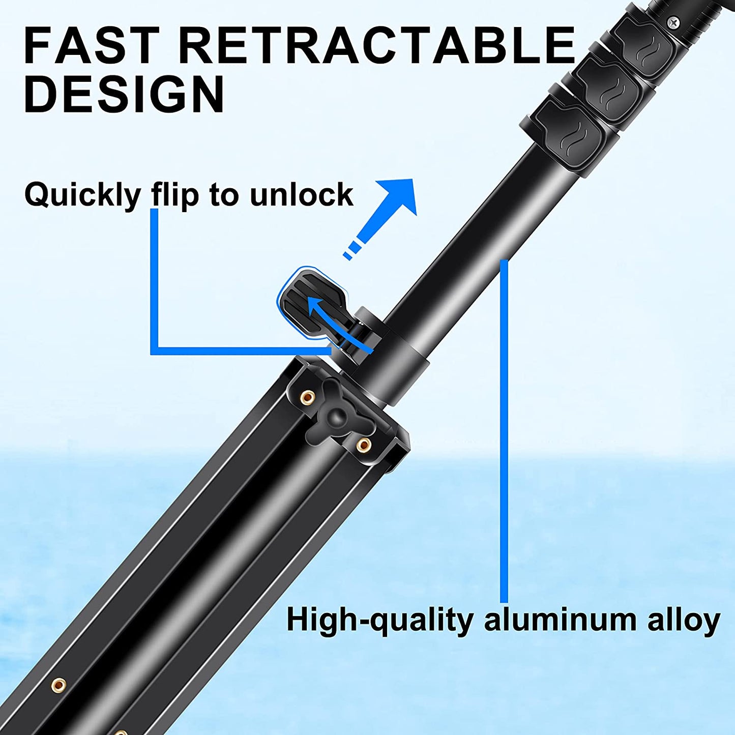 64 Inch Selfie Stick Tripod with Wireless Remote, Phone Tripod Stand Group Selfies/Live Streaming/Video Recording Compatible with All Cellphones…  vvtan   