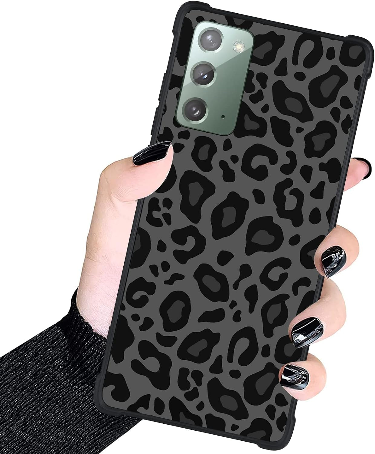 KANGHAR Case Compatible with Samsung Galaxy S21,Black Leopard Design,Tire Texture Non-Slip +Shockproof Rugged TPU Protective Case for Samsung Galaxy S21 6.2 Inch (2021) Leopard Pattern  KANGHAR Leopard-Samsung Galaxy Note 20  