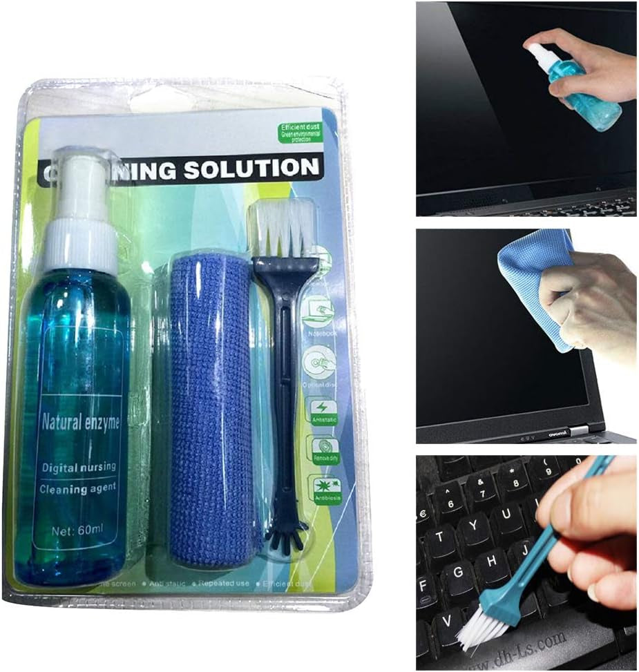 Screen Cleaner Kit, Laptop Computer Monitor Cleaner Safe for Digital Screen, Smart Phone,Tablet, Ipad,Slr Camera, TV  SmarTopus   