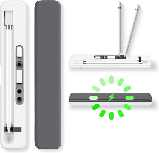 Apple Pencil 1St Generation Case, HAMOPY Wireless Charging Case Compatible with Apple Pencil 1St Generation Only, Magnetic Apple Pencil 1St Gen Charging Carrying Storage Box, Apple Pencil Accessories  HAMOPY   
