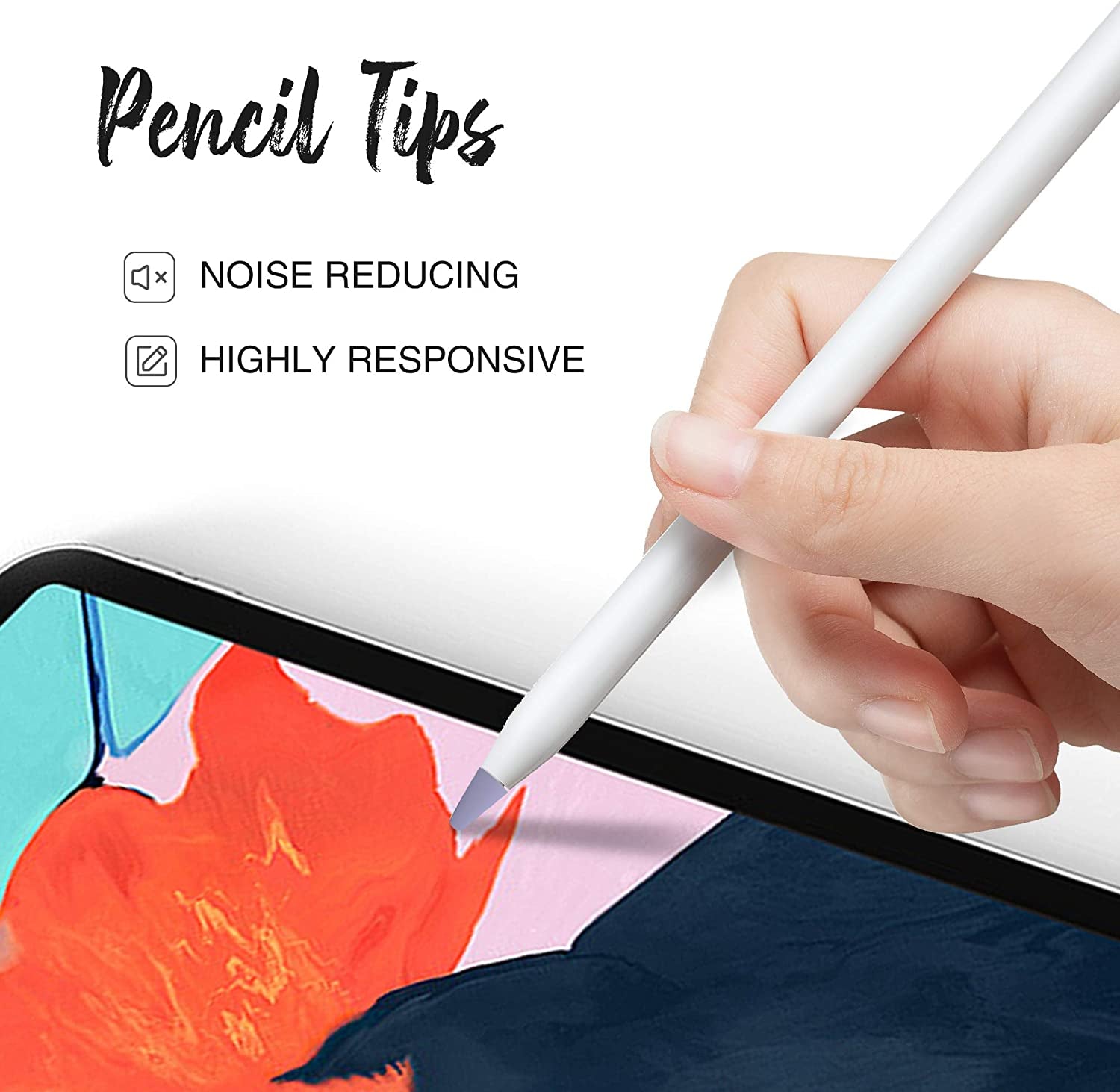 2 Pack Cute Case for Apple Pencil 1St Gen for Apple Pencil Accessories Cover , Soft Silicone Sleeve Cover Accessories Compatible for Ipad Pro 9.7"/10.5"/12.9" (Pink & Purple)  Litumfen   