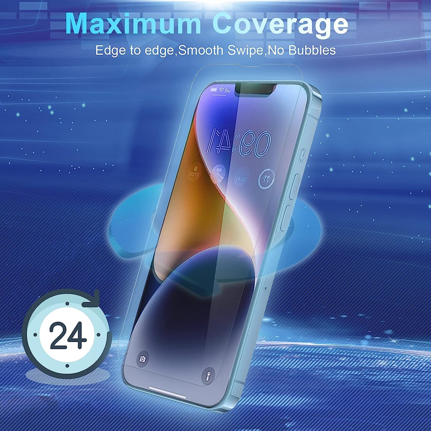 CWQZGUF JXJ 3 Pack Tempered Glass for Iphone 14 6.1 Inch, 3 Pack Camera Lens Screen Protector, 9H Hardness, Case Friendly, Case Friendlyanti-Scratch, Touch Sensitive, HD Clear Film for Iphone 14  JXJ-nsm14   