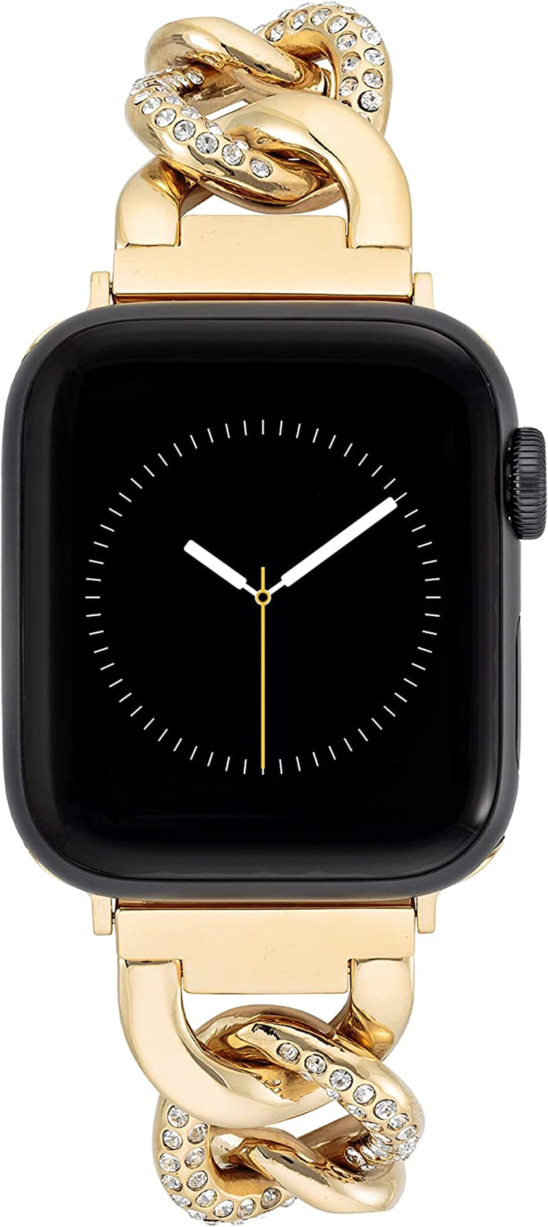 Anne Klein Fashion Chain Bracelet for Apple Watch, Secure, Adjustable, Apple Watch Replacement Band, Fits Most Wrists  Anne Klein Gold 38/40/41mm 